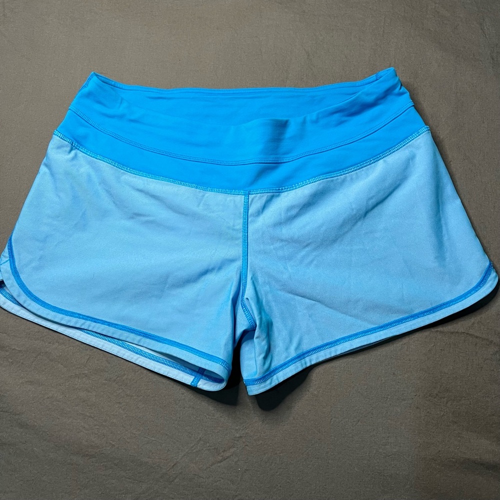 Women’s Lululemon Groovy Run Short, Beach Blanket Blue, size 8